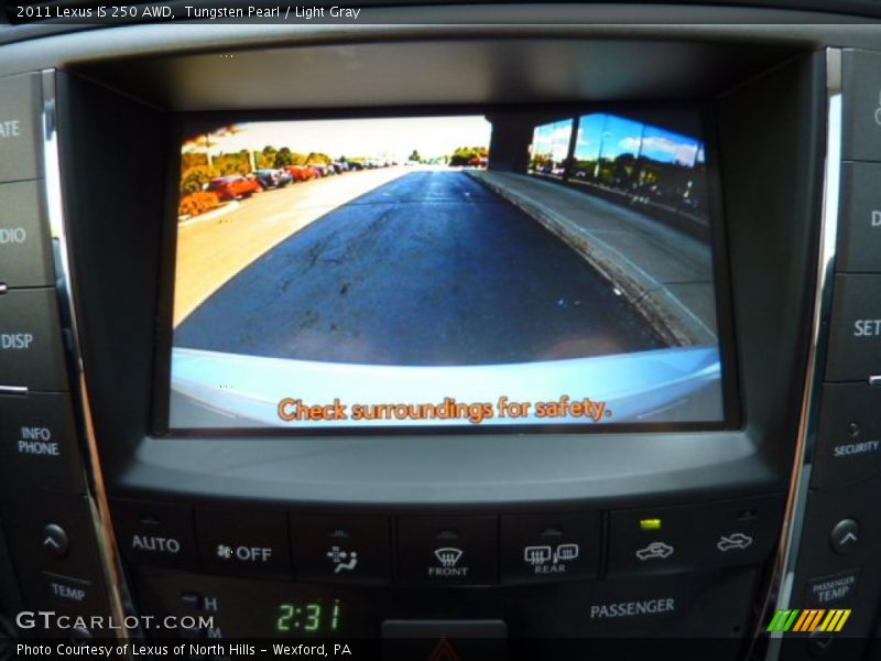 Tungsten Pearl / Light Gray 2011 Lexus IS 250 AWD