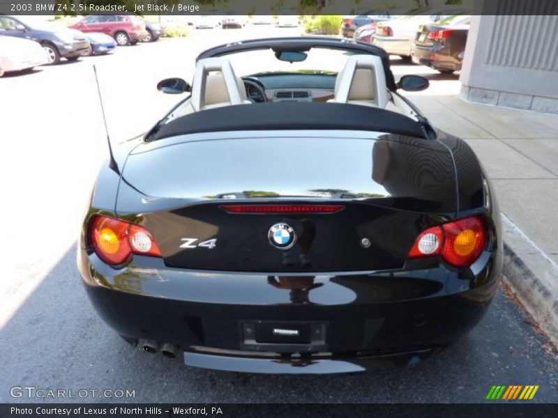 Jet Black / Beige 2003 BMW Z4 2.5i Roadster