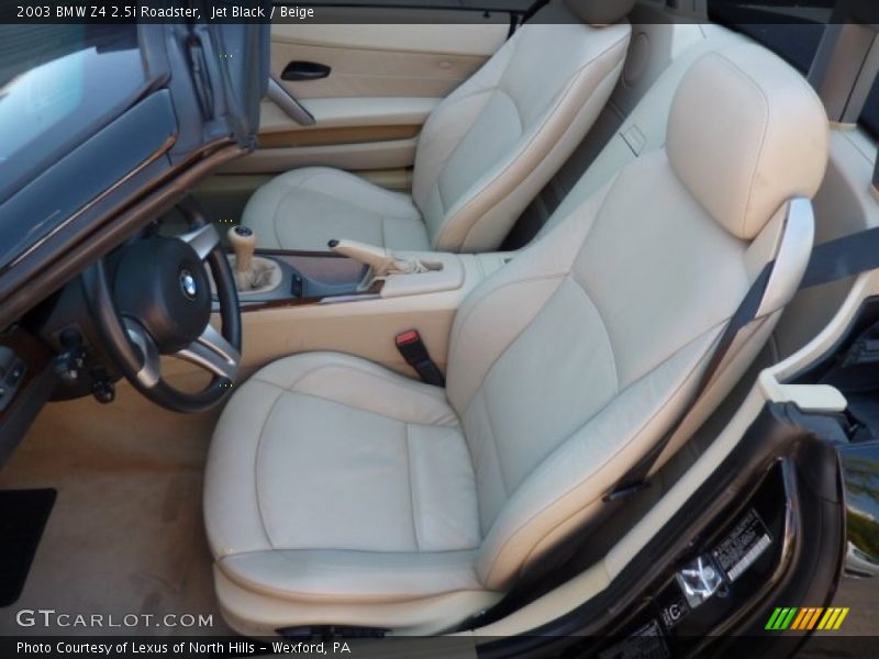 Front Seat of 2003 Z4 2.5i Roadster