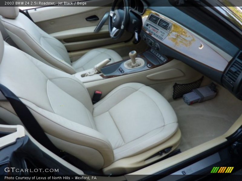  2003 Z4 2.5i Roadster Beige Interior