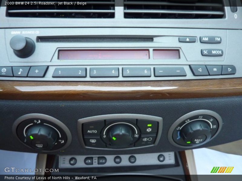 Controls of 2003 Z4 2.5i Roadster