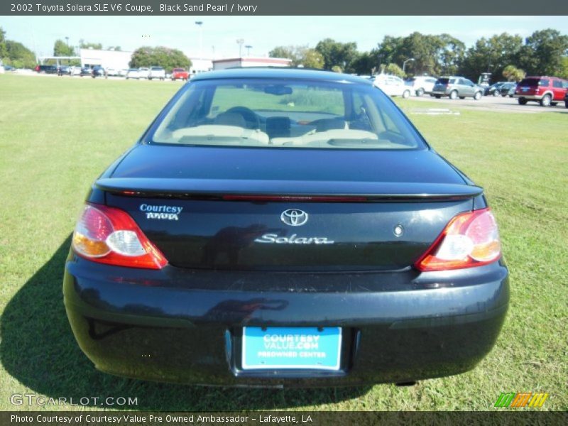 Black Sand Pearl / Ivory 2002 Toyota Solara SLE V6 Coupe