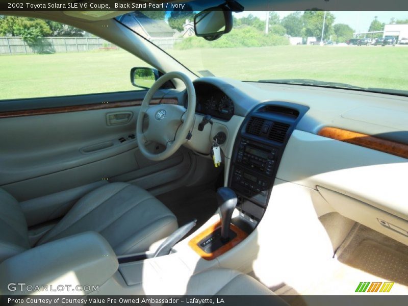 Black Sand Pearl / Ivory 2002 Toyota Solara SLE V6 Coupe