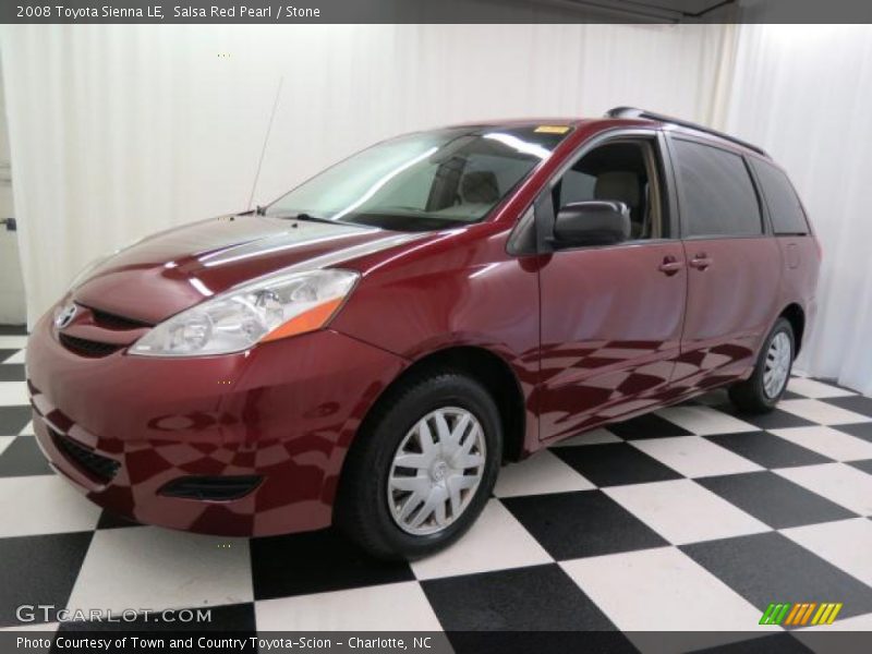 Salsa Red Pearl / Stone 2008 Toyota Sienna LE