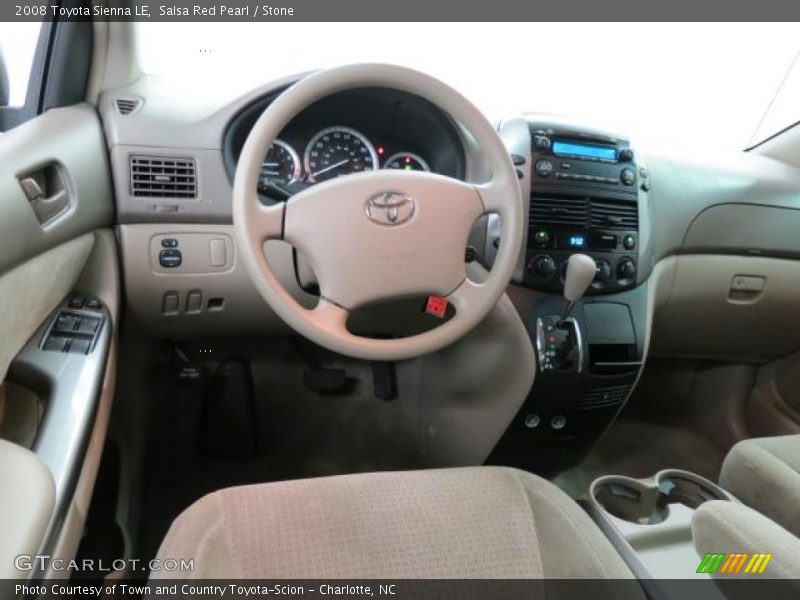 Salsa Red Pearl / Stone 2008 Toyota Sienna LE