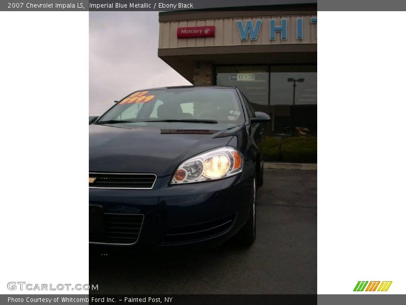 Imperial Blue Metallic / Ebony Black 2007 Chevrolet Impala LS