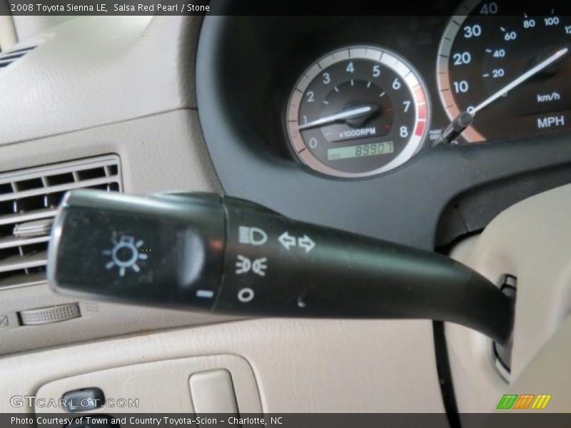 Salsa Red Pearl / Stone 2008 Toyota Sienna LE