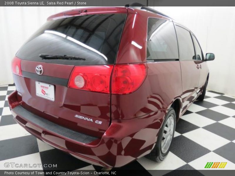 Salsa Red Pearl / Stone 2008 Toyota Sienna LE