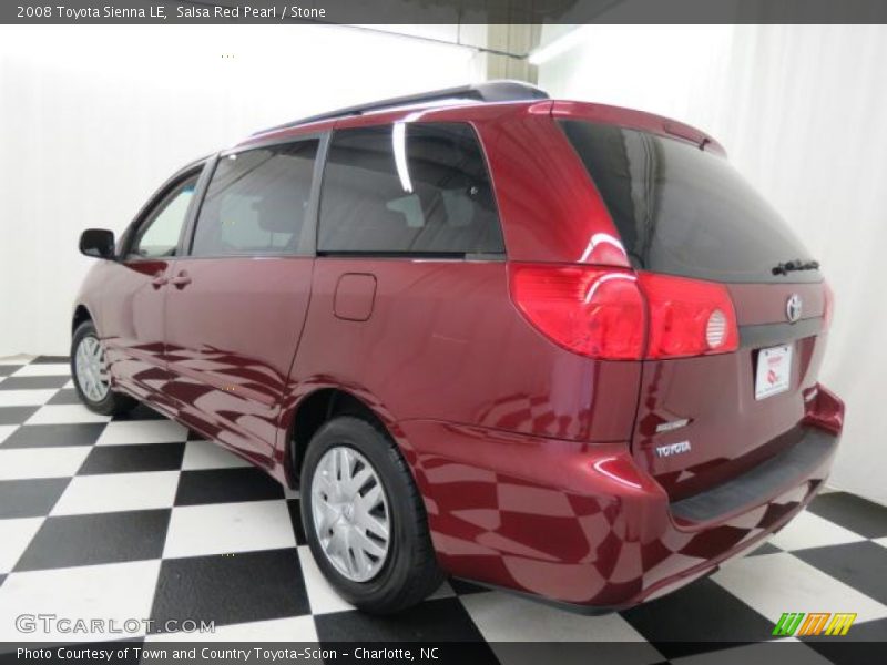 Salsa Red Pearl / Stone 2008 Toyota Sienna LE