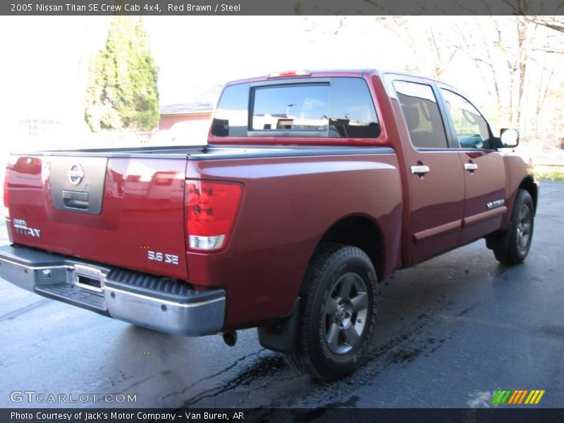 Red Brawn / Steel 2005 Nissan Titan SE Crew Cab 4x4