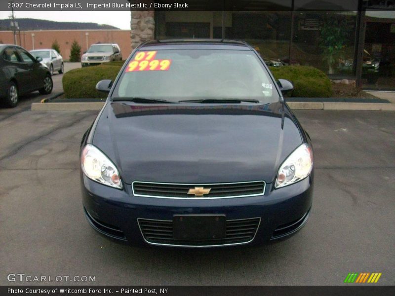 Imperial Blue Metallic / Ebony Black 2007 Chevrolet Impala LS