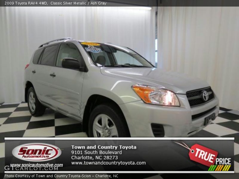 Classic Silver Metallic / Ash Gray 2009 Toyota RAV4 4WD