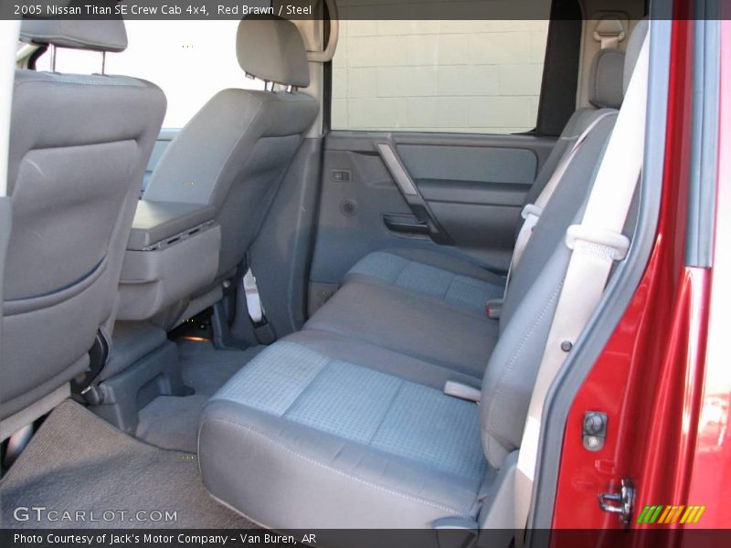 Red Brawn / Steel 2005 Nissan Titan SE Crew Cab 4x4