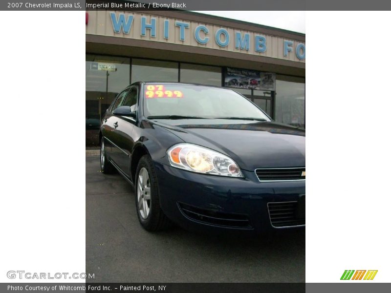 Imperial Blue Metallic / Ebony Black 2007 Chevrolet Impala LS