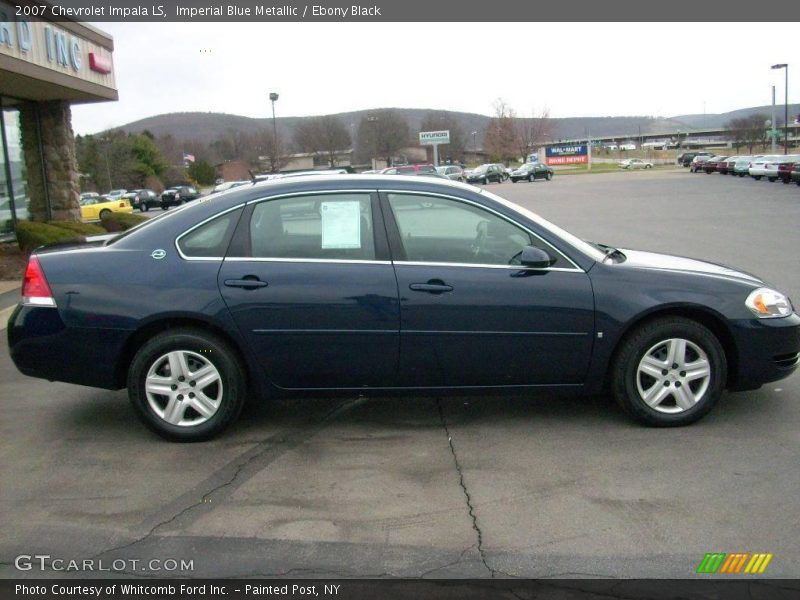Imperial Blue Metallic / Ebony Black 2007 Chevrolet Impala LS