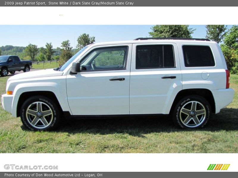 Stone White / Dark Slate Gray/Medium Slate Gray 2009 Jeep Patriot Sport