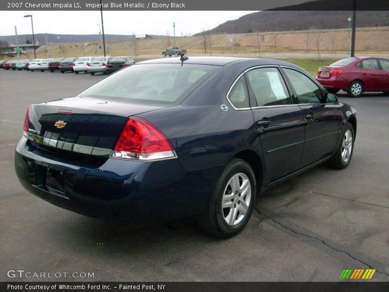 Imperial Blue Metallic / Ebony Black 2007 Chevrolet Impala LS
