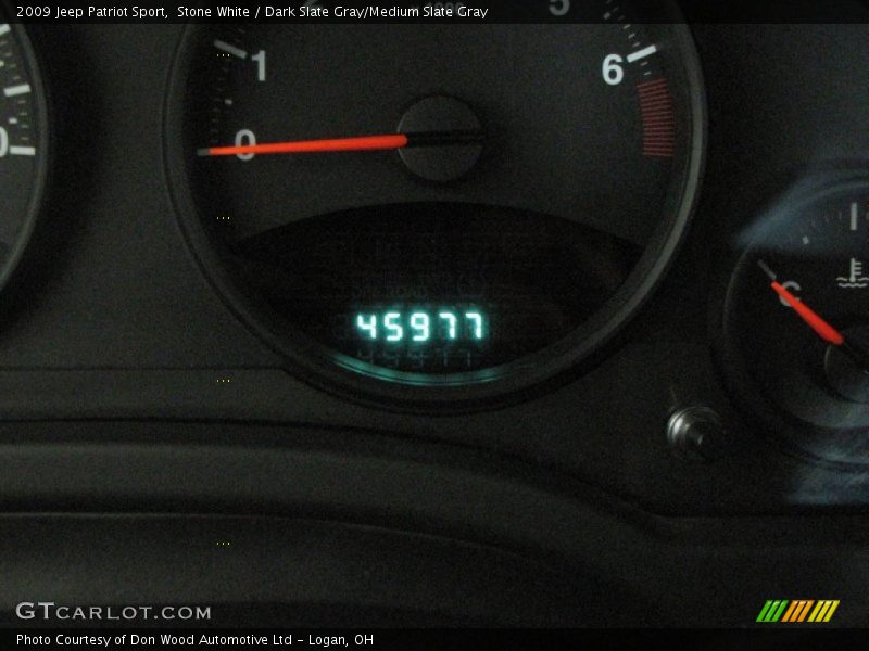 Stone White / Dark Slate Gray/Medium Slate Gray 2009 Jeep Patriot Sport