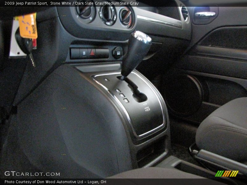 Stone White / Dark Slate Gray/Medium Slate Gray 2009 Jeep Patriot Sport