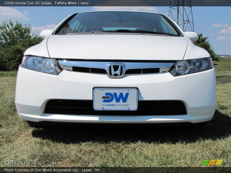 Taffeta White / Ivory 2008 Honda Civic EX Sedan