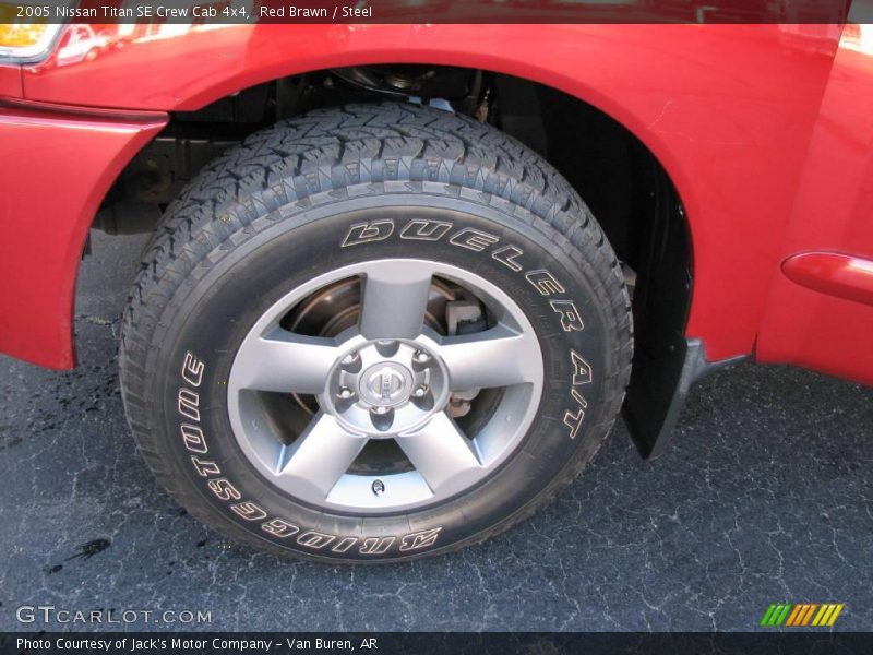 Red Brawn / Steel 2005 Nissan Titan SE Crew Cab 4x4