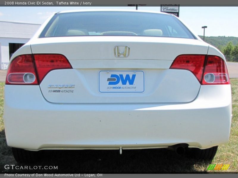 Taffeta White / Ivory 2008 Honda Civic EX Sedan