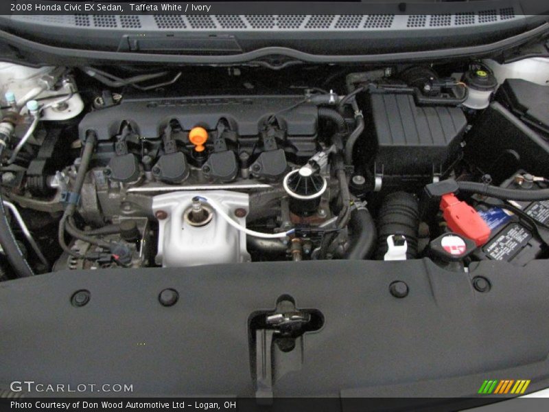 Taffeta White / Ivory 2008 Honda Civic EX Sedan