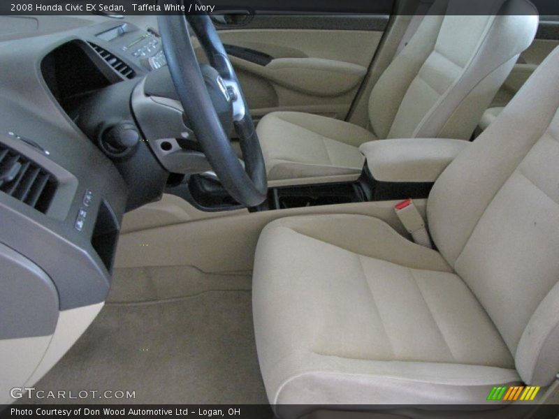 Taffeta White / Ivory 2008 Honda Civic EX Sedan
