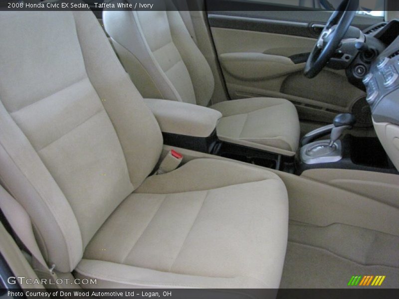 Taffeta White / Ivory 2008 Honda Civic EX Sedan