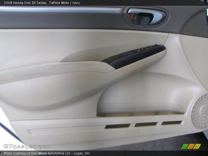 Taffeta White / Ivory 2008 Honda Civic EX Sedan
