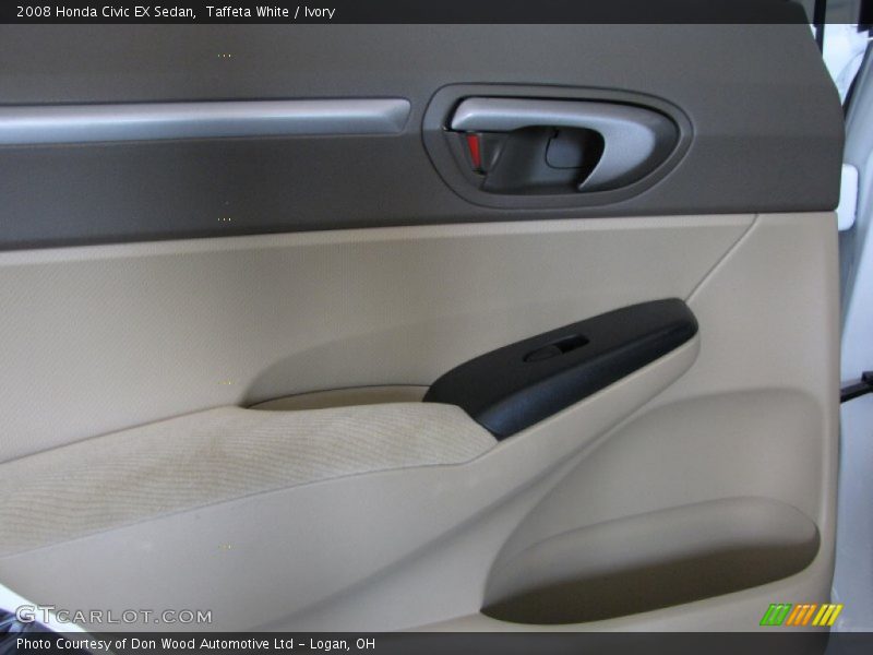 Taffeta White / Ivory 2008 Honda Civic EX Sedan