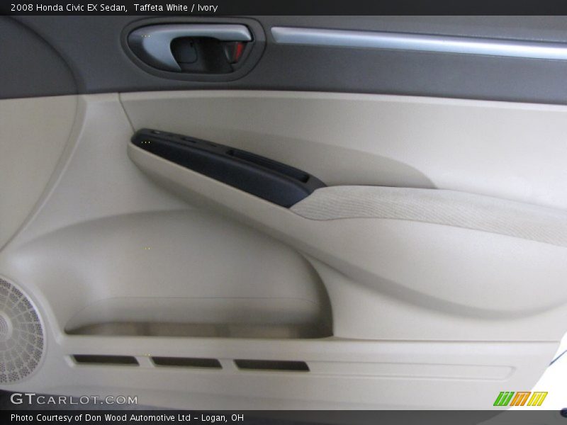 Taffeta White / Ivory 2008 Honda Civic EX Sedan