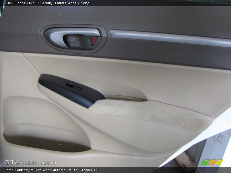 Taffeta White / Ivory 2008 Honda Civic EX Sedan
