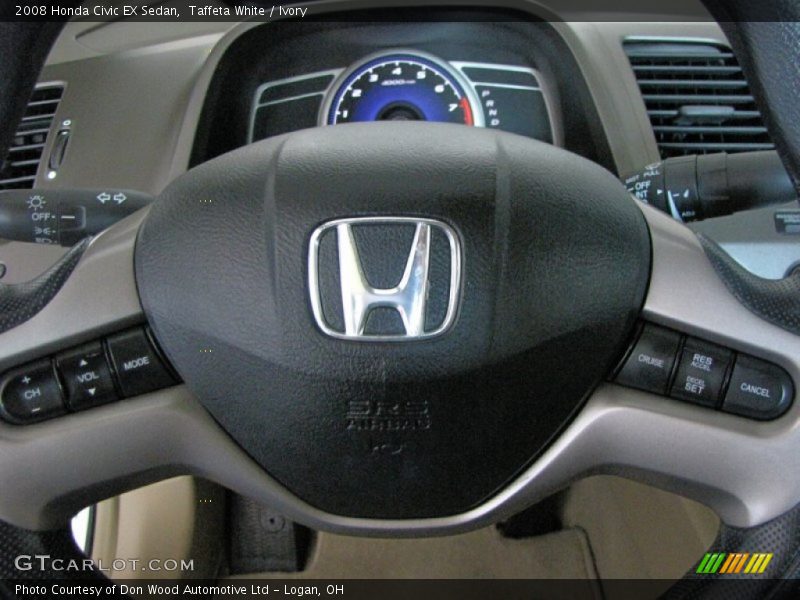 Taffeta White / Ivory 2008 Honda Civic EX Sedan