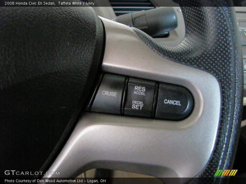 Taffeta White / Ivory 2008 Honda Civic EX Sedan