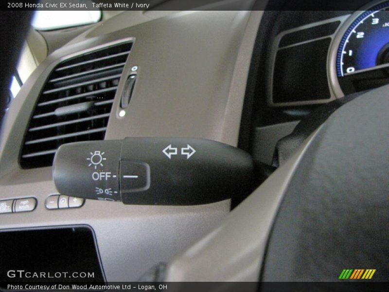Taffeta White / Ivory 2008 Honda Civic EX Sedan