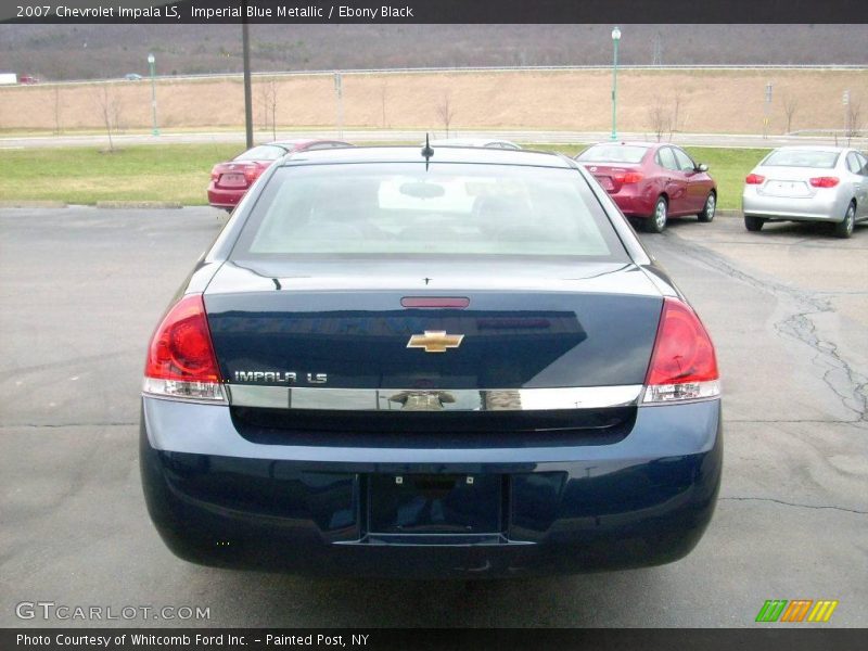 Imperial Blue Metallic / Ebony Black 2007 Chevrolet Impala LS
