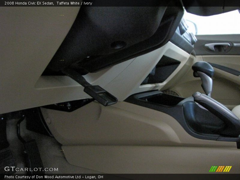 Taffeta White / Ivory 2008 Honda Civic EX Sedan