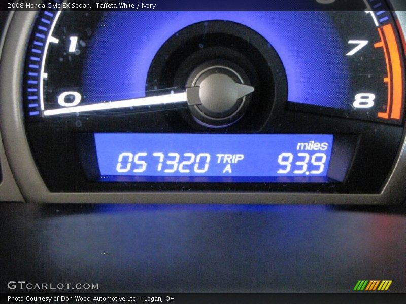 Taffeta White / Ivory 2008 Honda Civic EX Sedan