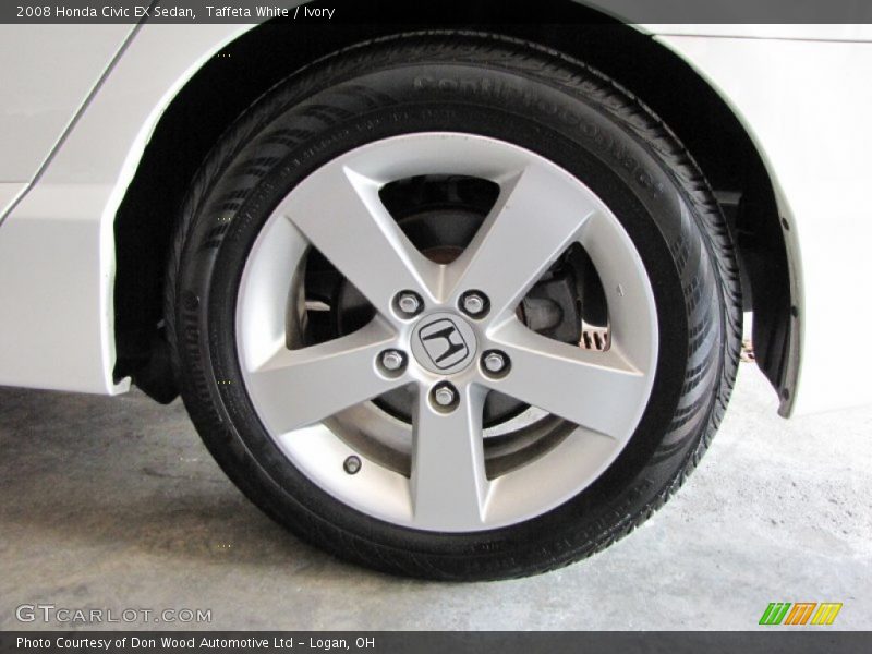 Taffeta White / Ivory 2008 Honda Civic EX Sedan