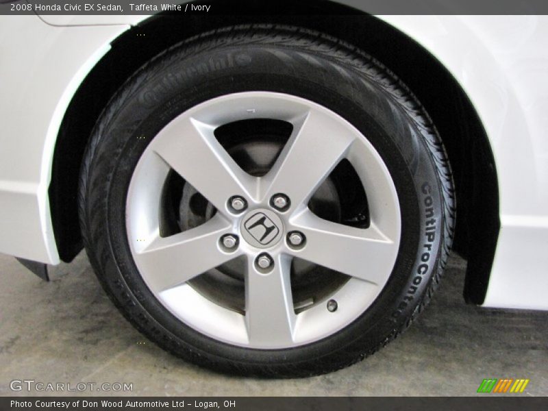 Taffeta White / Ivory 2008 Honda Civic EX Sedan