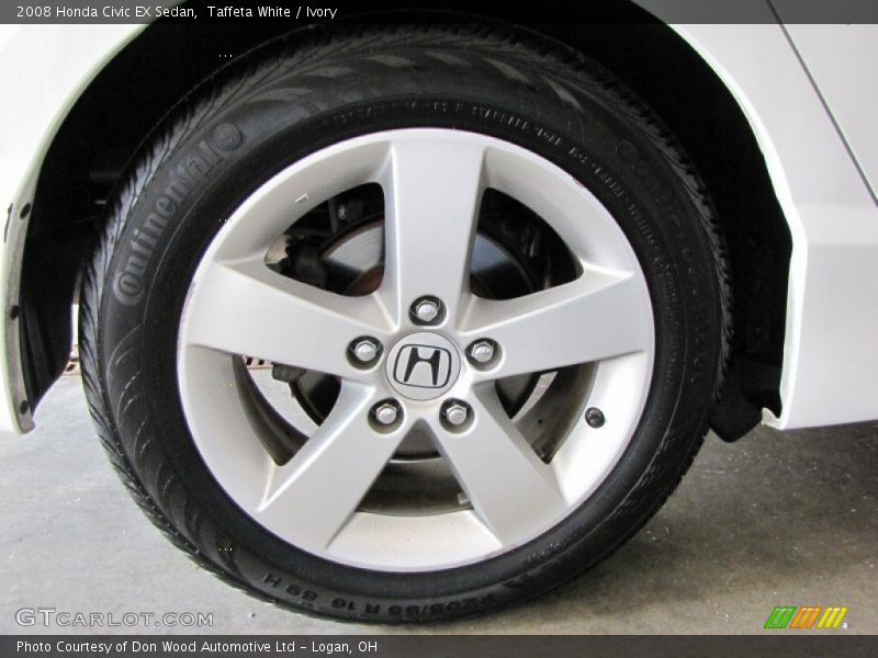 Taffeta White / Ivory 2008 Honda Civic EX Sedan
