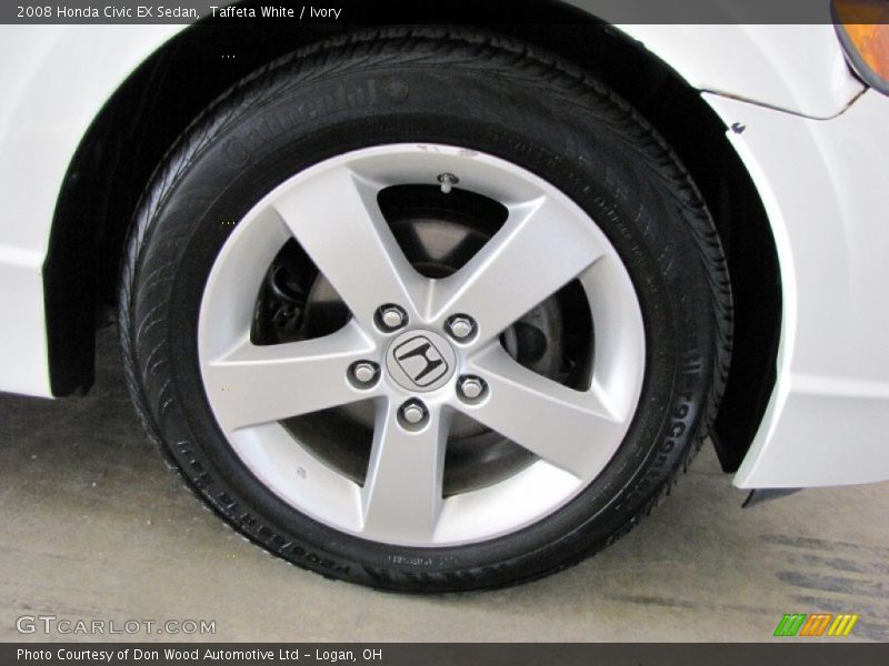 Taffeta White / Ivory 2008 Honda Civic EX Sedan