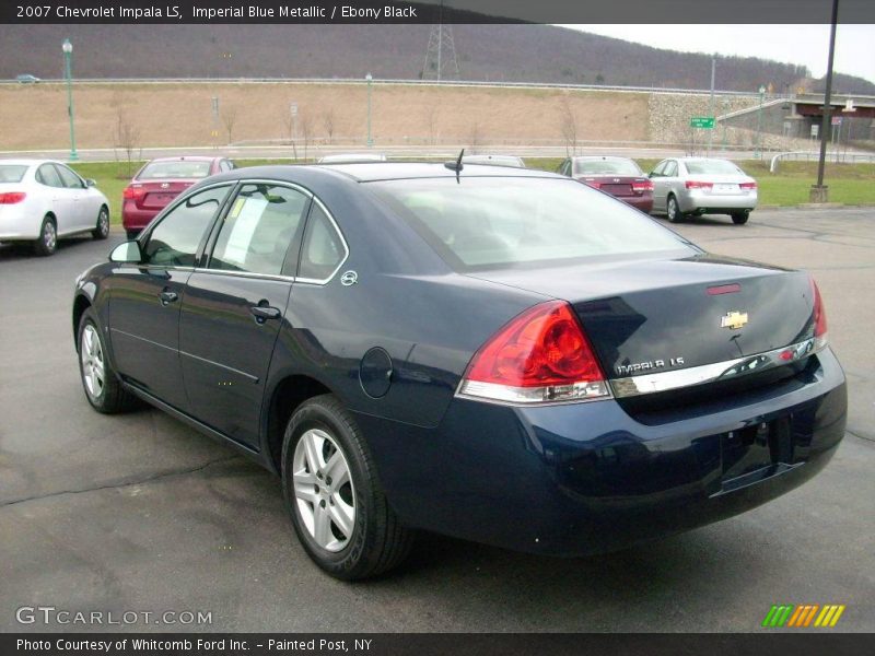 Imperial Blue Metallic / Ebony Black 2007 Chevrolet Impala LS