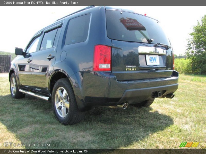 Bali Blue Pearl / Black 2009 Honda Pilot EX 4WD