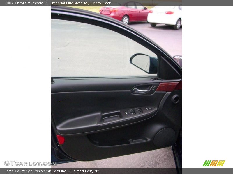 Imperial Blue Metallic / Ebony Black 2007 Chevrolet Impala LS