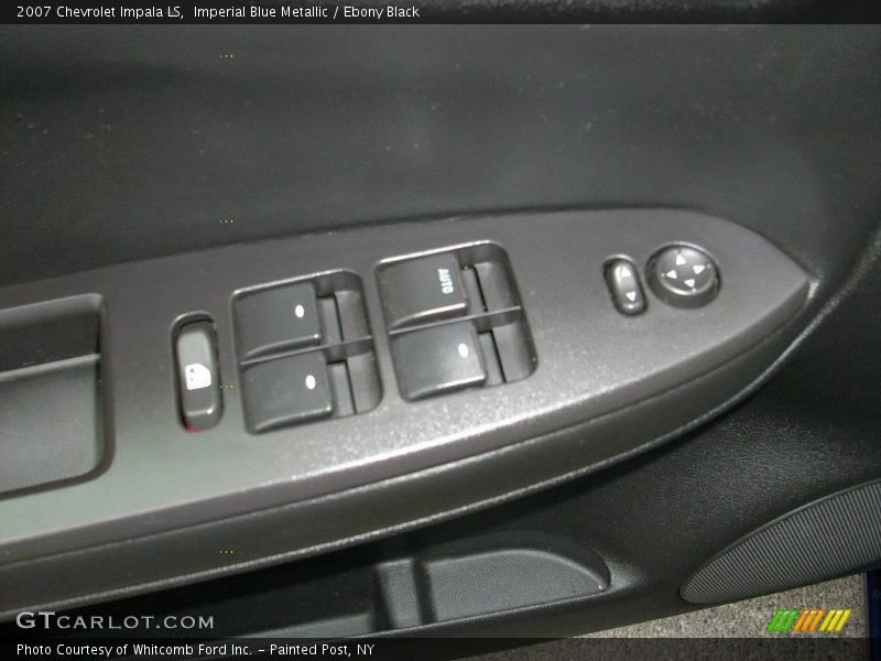 Imperial Blue Metallic / Ebony Black 2007 Chevrolet Impala LS