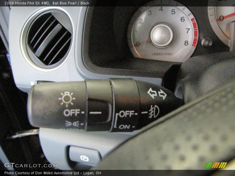 Bali Blue Pearl / Black 2009 Honda Pilot EX 4WD