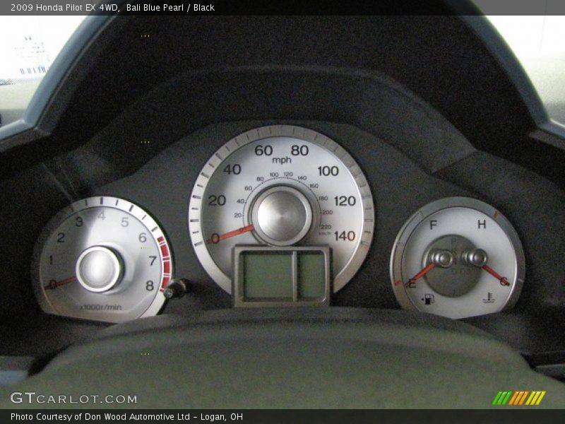 Bali Blue Pearl / Black 2009 Honda Pilot EX 4WD