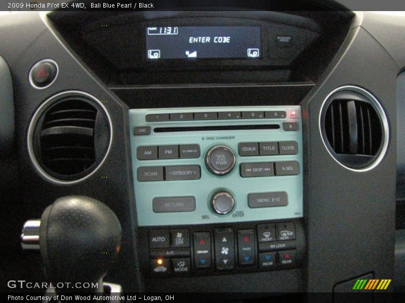 Bali Blue Pearl / Black 2009 Honda Pilot EX 4WD